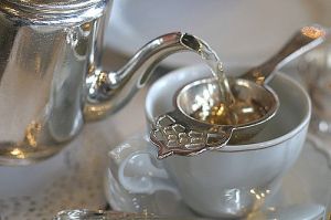 pouring tea